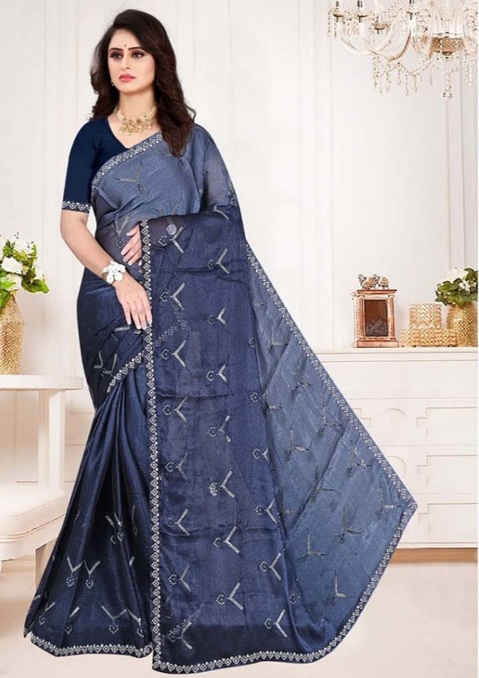 Georgette shimmer saree with a subtle sparkle, perfect for evening parties and celebrations." give me the title of them