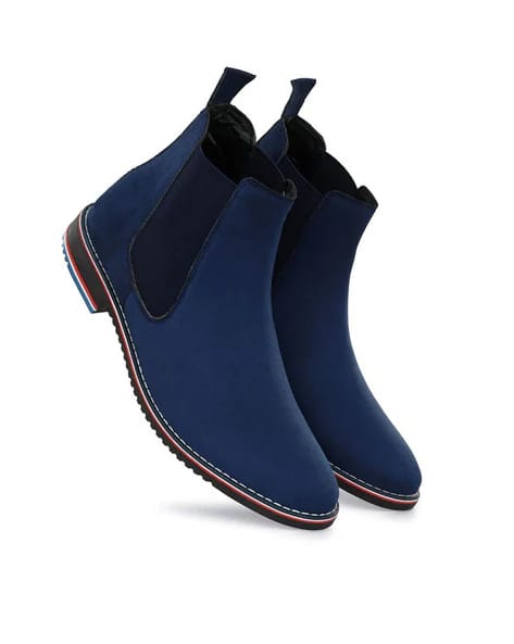 Chelsea Style Men’s Ankle Boot - Blue