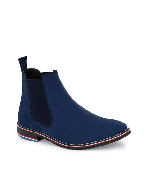 Chelsea Style Men’s Ankle Boot - Blue