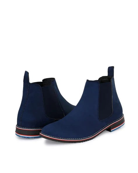 Chelsea Style Men’s Ankle Boot - Blue