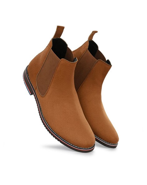 Chelsea Style Men’s Ankle Boot - Tan