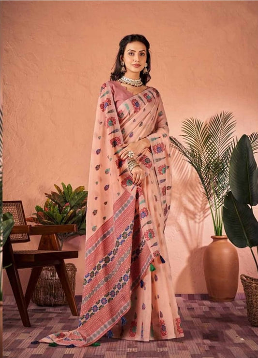 Luxurious velvet saree with intricate embroidery, ideal for bridal and wedding occasions.